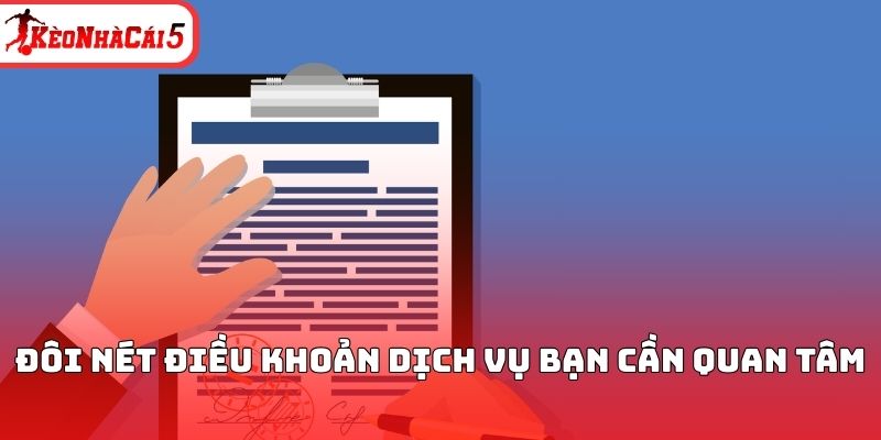 Đ&ocirc;i n&eacute;t điều khoản dịch vụ bạn cần quan t&acirc;m&nbsp;
