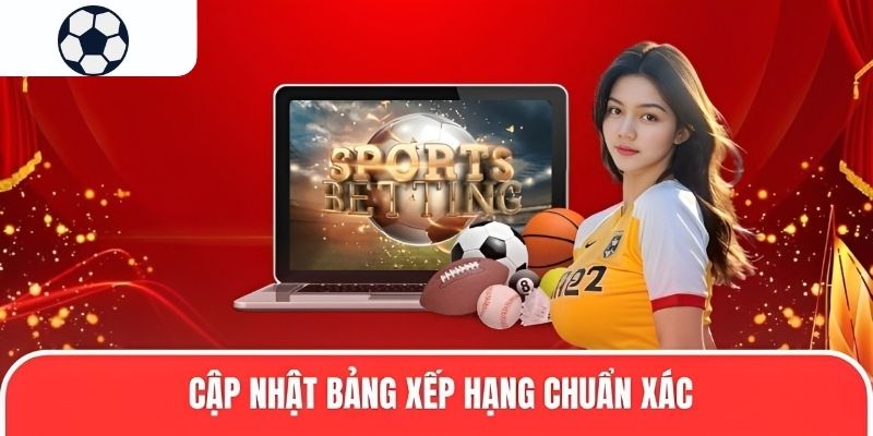 Cập nhật bảng xếp hạng chuẩn x&aacute;c, nhanh nhất cho hội vi&ecirc;n
