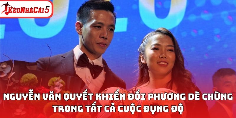 Nguyễn Văn Quyết khiến đối phương d&egrave; chừng trong tất cả cuộc đụng độ