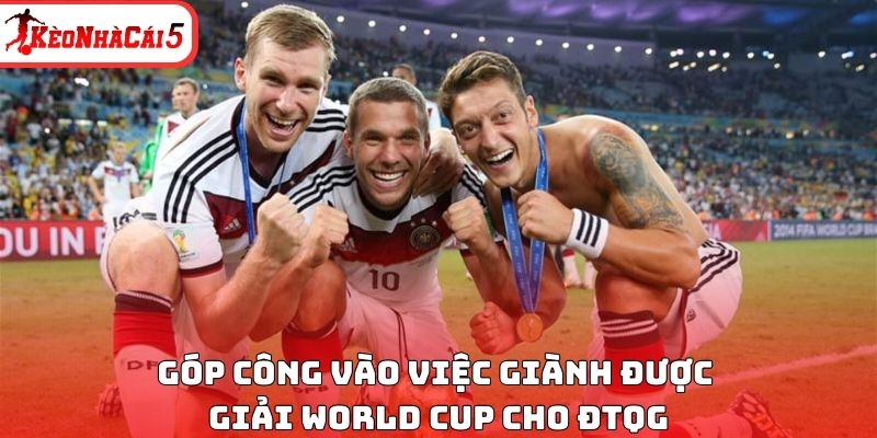 G&oacute;p c&ocirc;ng v&agrave;o việc gi&agrave;nh được giải World Cup cho ĐTQG