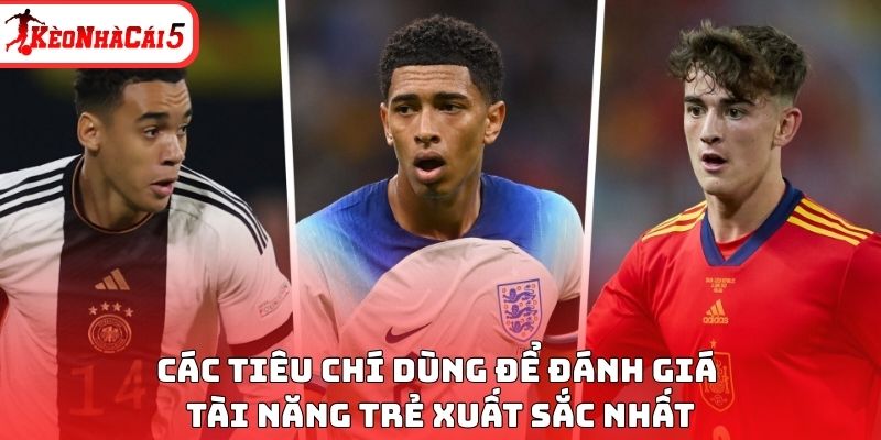 C&aacute;c ti&ecirc;u ch&iacute; d&ugrave;ng để đ&aacute;nh gi&aacute; t&agrave;i năng trẻ xuất sắc nhất